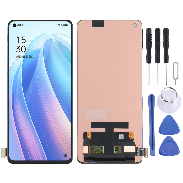 Materiale AMOLED Schermo LCD originale e digitalizzatore assemblaggio completo per OPPO Reno7 Pro 5G CPH2293, For OPPO Reno7 Pro 5G(AMOLED) Materiale AMOLED Schermo LCD originale e digitalizzatore assemblaggio completo per OPPO Reno7 Pro 5G CPH2293, For OPPO Reno7 Pro 5G(AMOLED)